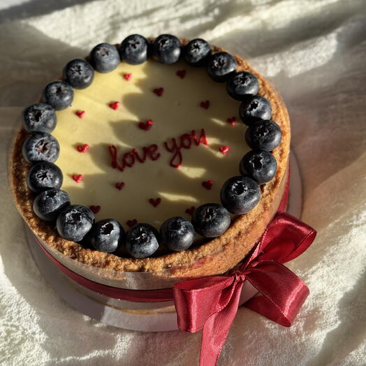 Чизкейк с сердечками
 I love you