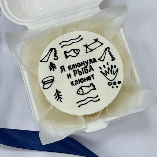 Bento "I pecked and the fish will bite"
