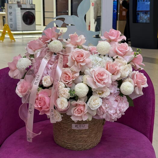 Цветы в коробке