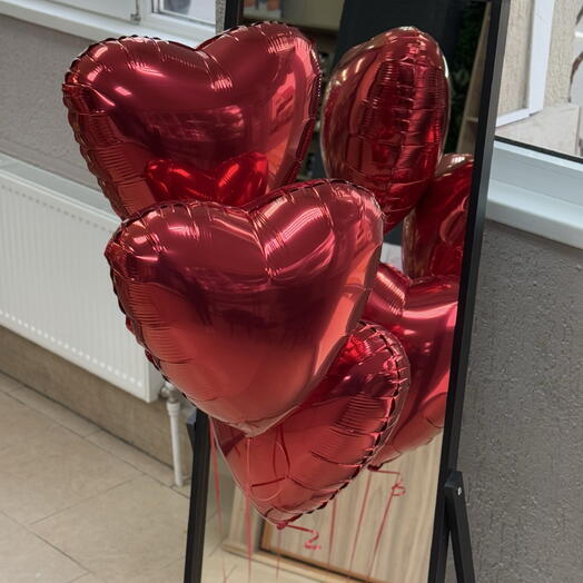 Сет из 3 шаров Сердце ♥️