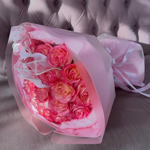 Нежно розовой букетик роз 💓🌸