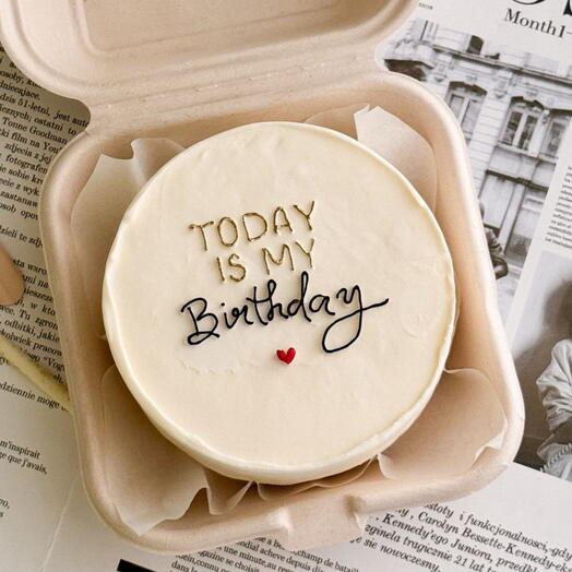 Бенто торт today is my birthday