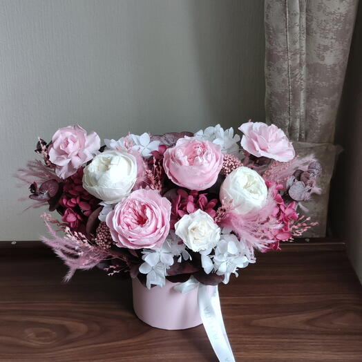 Стабилизированные цветы "Нежность"