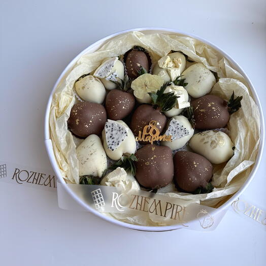 Клубника в шоколаде круг (шайба ) на 25-30 ягод