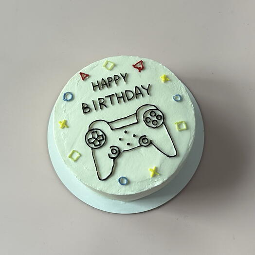 Бенто торт Happy birthday для любителя видеоигр