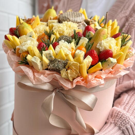 Сырное ассорти подарок съедобные