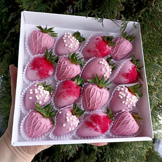 Клубника в бельгийском шоколале 16-20 ягод "Berry Dream"