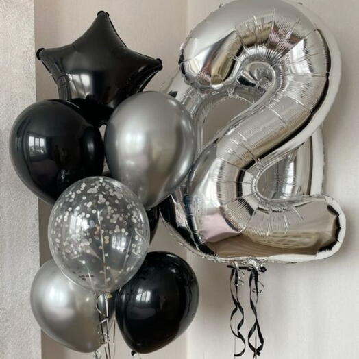 Воздушные шары на 20 лет