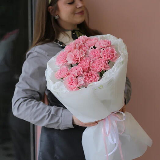 Розовые диантусы
