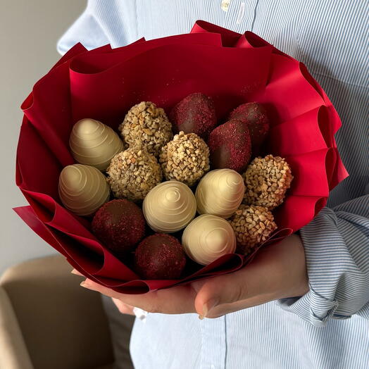 Букет из клубники в шоколаде 💌🍓