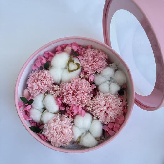 Коробка с диантусами🌸