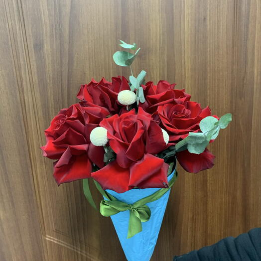 Роза французская из 5 шт