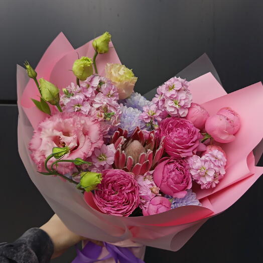 Композиция цветов "Нежный аромат" /цветы Уфа/цветы в Уфе/доставка цветов Уфа