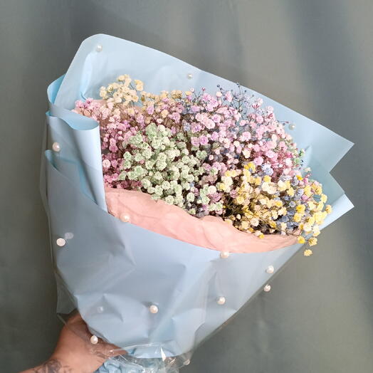 Букет из гипсофилы 💚