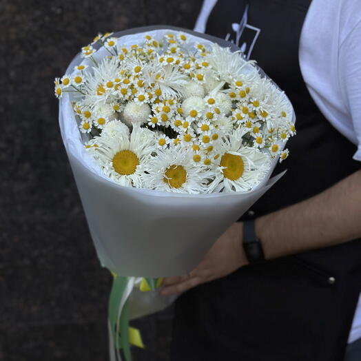 Букет «Ромашки микс» (ромашка)