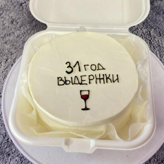 Бенто торт  Выдержка  - Красный бархат, 600 г