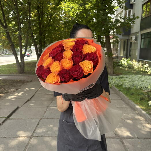 Букет в яркой гамме