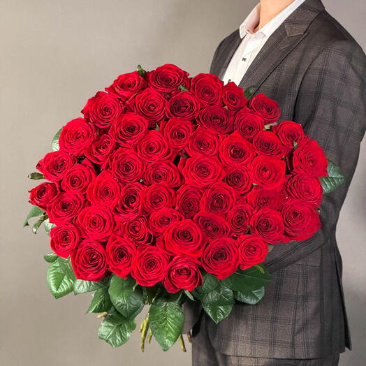 Букет из 51 розы Red Naomi