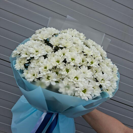 Букет из 11 кустовых хризантем