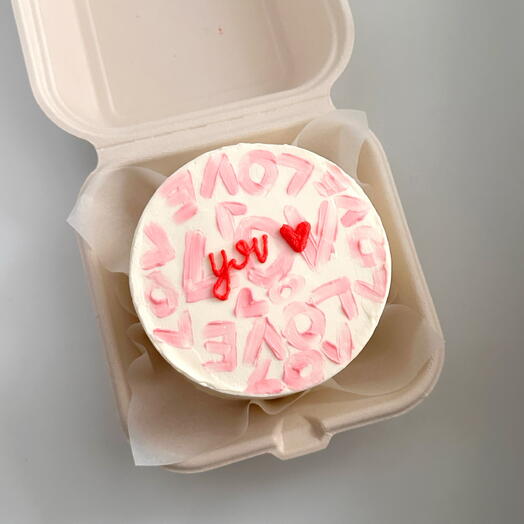 Бенто торт love