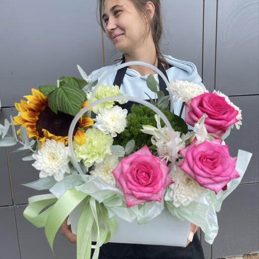 Композиция с подсолнухом ️