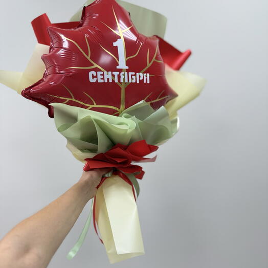 Букет из воздушных Шаров учителю