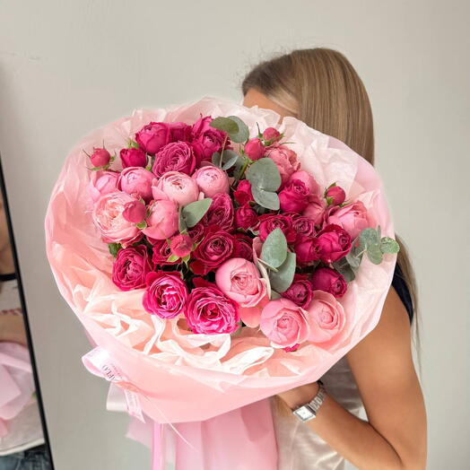 Микс из кустовых роз