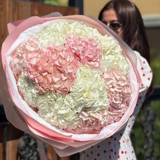 Облако из гортензий