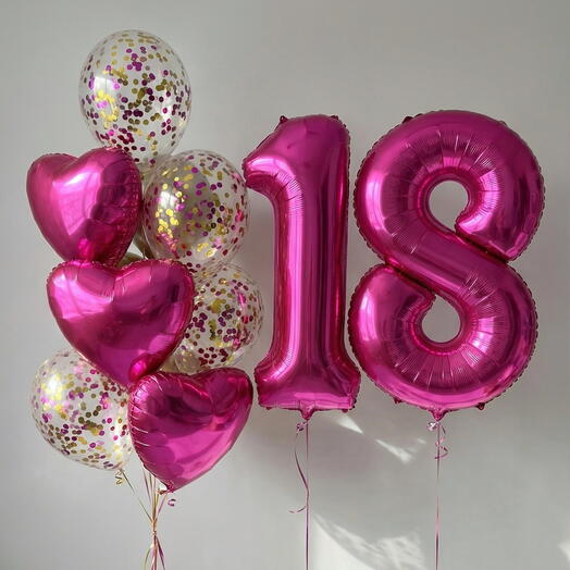 Набор на совершеннолетие "18"
