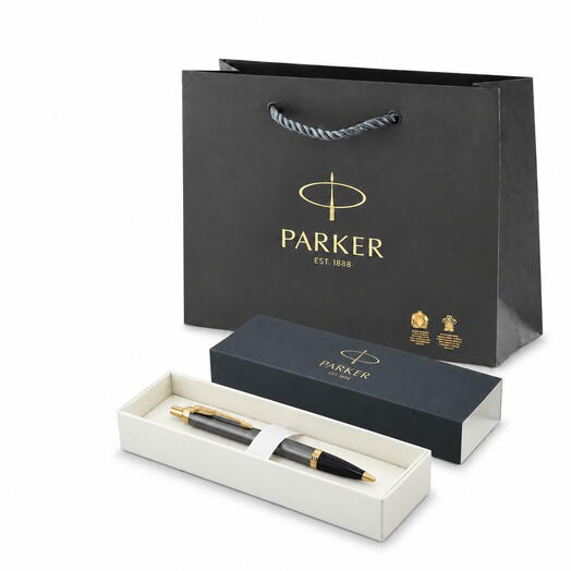 Ручка шариковая Parker IM Premium Grey Core GT