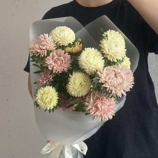 Астра кустовая нежного оттенка в упаковке 🌸 5