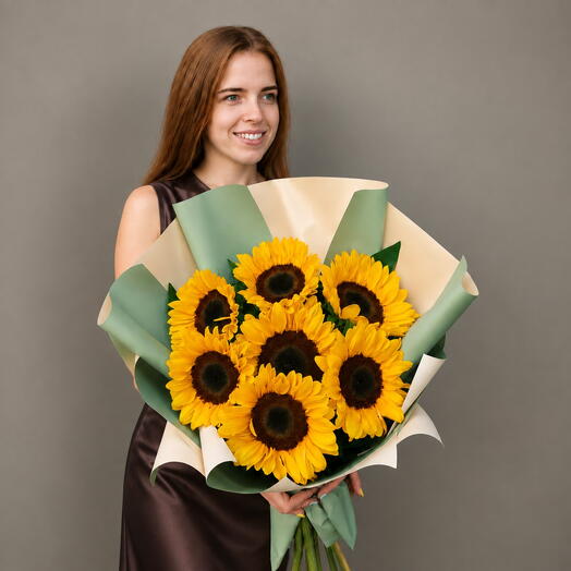 Orange sunflower