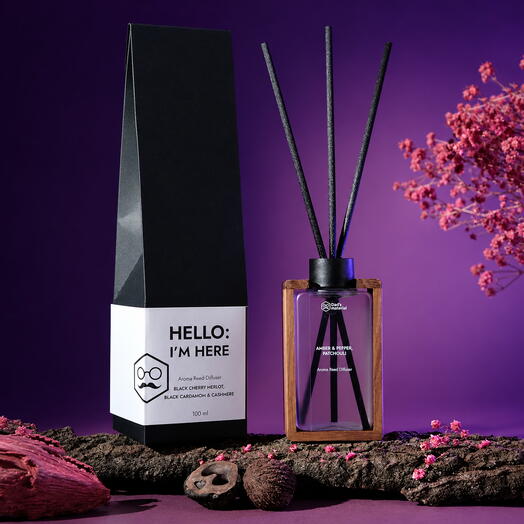 Диффузор ароматический для дома "Amber   Pepper, Patchouli", 100 мл