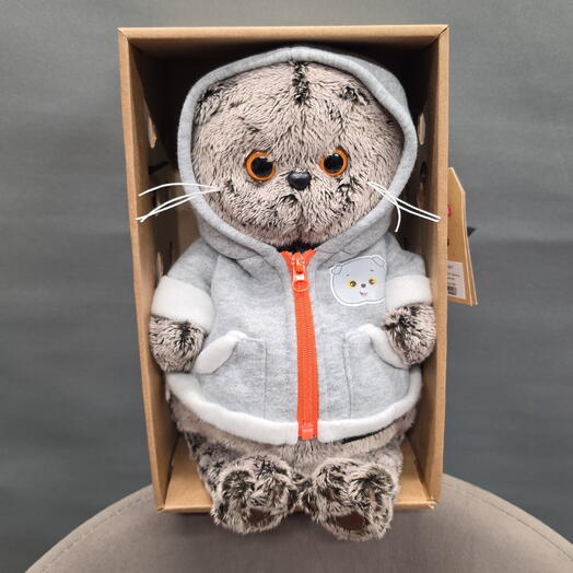 Игрушка Кот Басик в толстовке дракончик