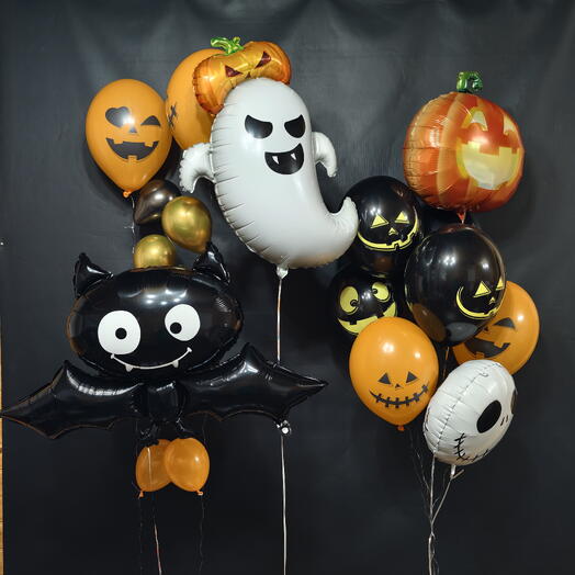 Набор из 18 шаров на Halloween «Хэллоуин: ночь волшебных шаров»