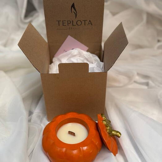 Аромасвеча форме тыквы 🎃