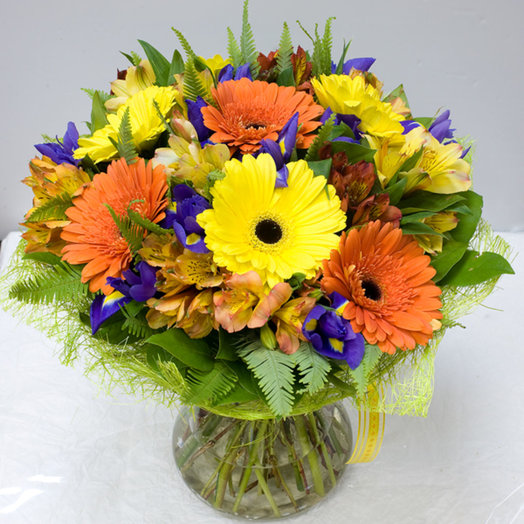 Букет цветов Самоцветы