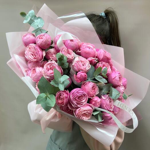 Пионовидные розы премиум