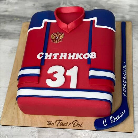 Pastel de cumpleaños"hockey"