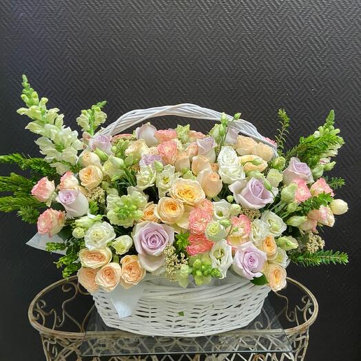 Cesta de flores