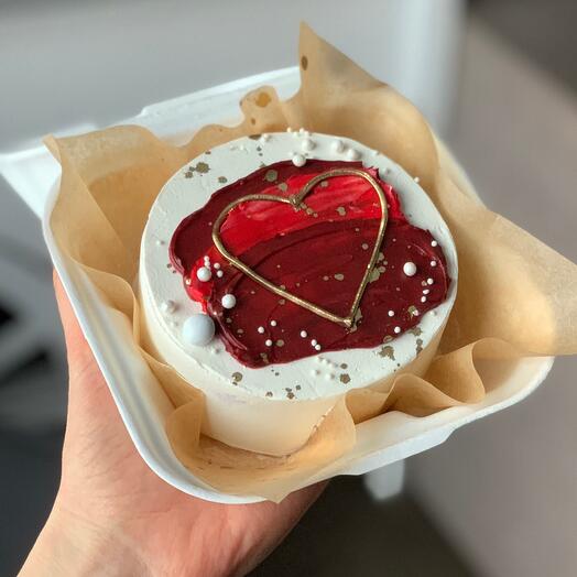 Бенто-торт с сердечком