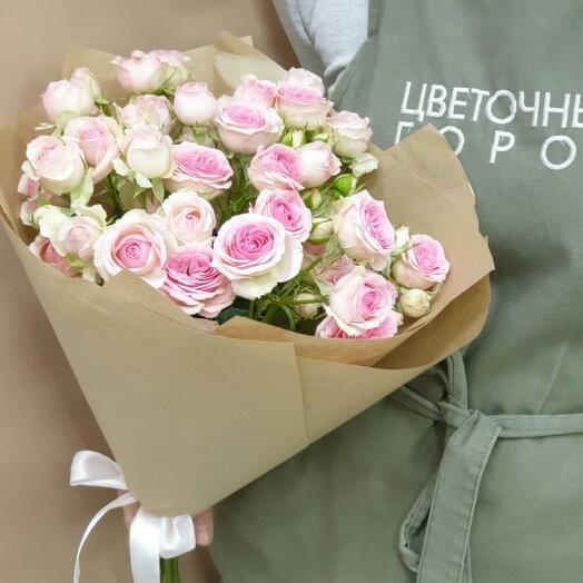 Букет из роз Нежное послание(7 роз)