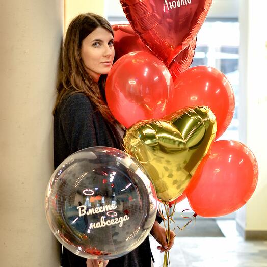 Сет из шаров «Вместе навсегда»