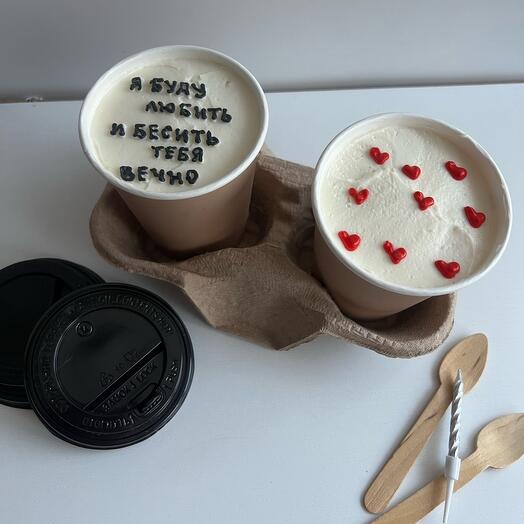 bento cake in a glass