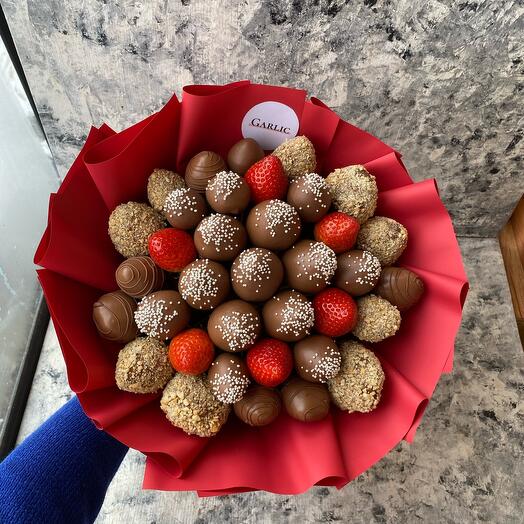 45. Fresas cubiertas de chocolate