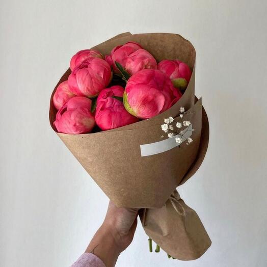 Букет из пионов 🌸