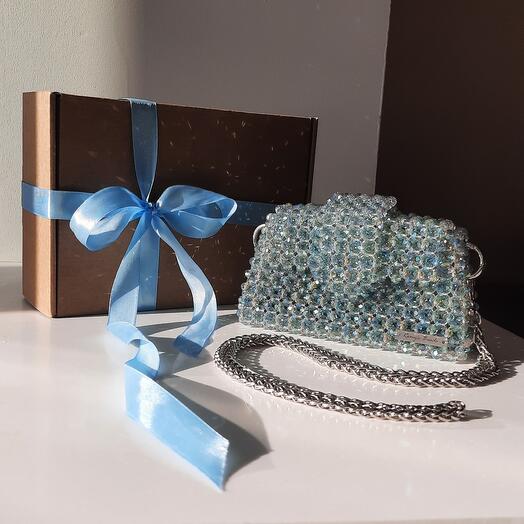 Bolso de cuentas de cristal
