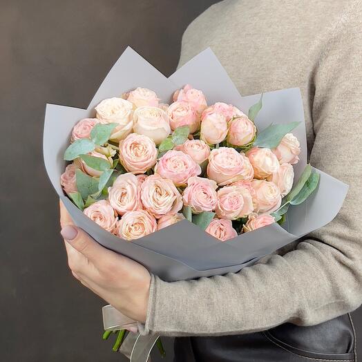 Ramo de rosas de peonía arbustiva Bombastic 9pcs