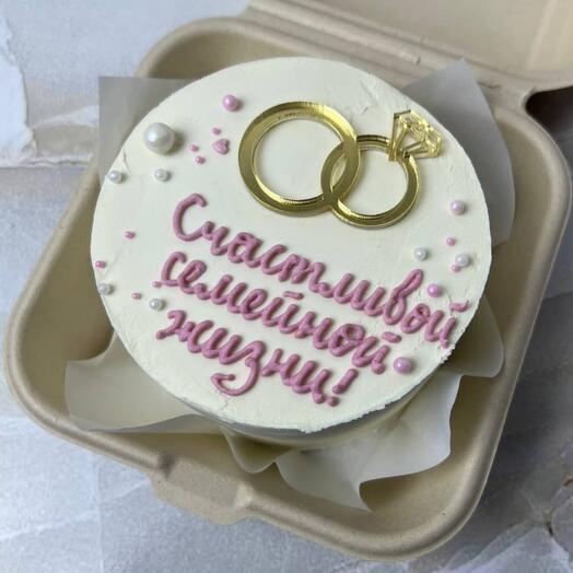 Бенто красный бархат с вишней"счастливой жизни" 400 гр