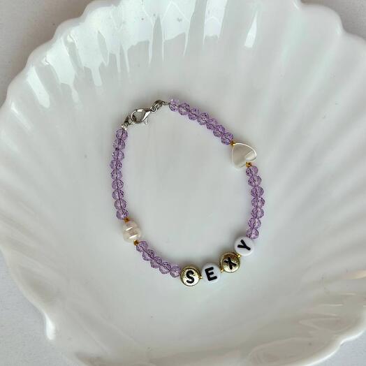 Pulsera púrpura"Sexy"